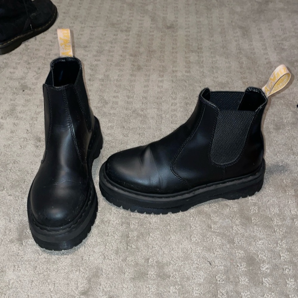 Doc Martens Vegan Felix Platform Chelsea Boots
